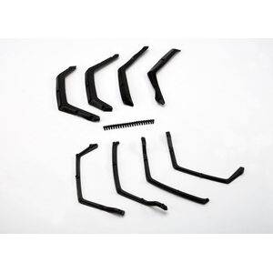 TRAXXAS 5617: Fender flairs, front & rear (4)/ fender flair retainers, front & rear (4)/ 2.5x6mm CS (22)