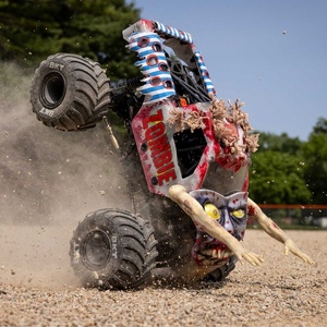 Losi Zombie 2S 4X4 RTR 1/18 Mini LMT Brushed Monster Truck (Battery & Charger Included), Red