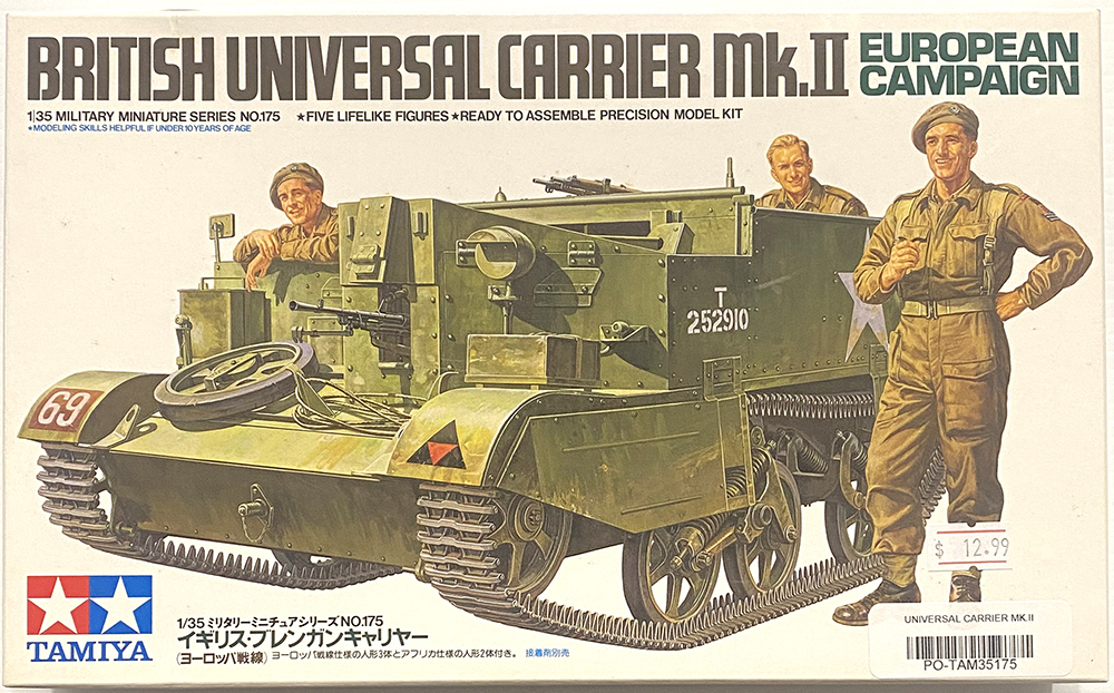 TAMIYA 35175 British Universal Carrier Mk.II 1:35 Military Model