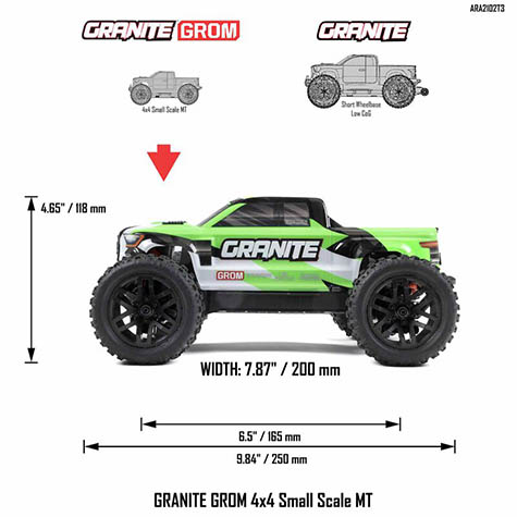  GRANITE™ GROM 4X4 Monster Truck RTR