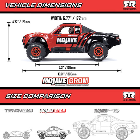 1/16 MOJAVE GROM 4X4 RTR