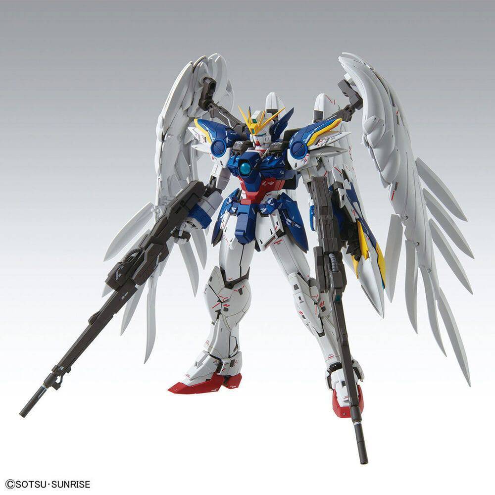 A 1/100 scale model of Wing Gundam Zero EW Ver. Ka.