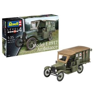 Revell 03285 Model T 1917 Ambulance, 1/35 Scale Model (2019)