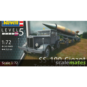 Revell 03310 SS-100 Gigant + Transporter + V2 1/72 Scale Model