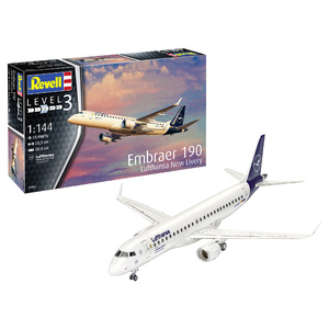 Revell 03883 Embraer 190 Lufthansa "New Livery" 1/144 Scale Model