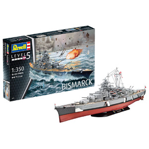 Revell 05040 Battleship Bismarck 1/350 Scale Model Plastic Kit