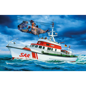 Revell 05683 DGzRS Berlin + Sea King "Good Bye Set" Scale: 1/72 Model