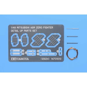 Tamiya 12624 Mitsubishi A6M Zero Fighter 1/48 Scale Detail-Up Parts Set