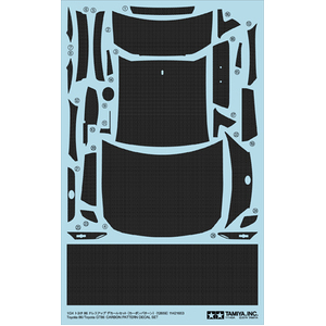 Tamiya 12659 Toyota 86/Toyota GT86 1/24 Scale Carbon Pattern Decal Set