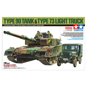 Tamiya 25186 JGSDF Type 90 Tank & Type 73 Light Truck