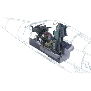 Italeri 2991 F-104 G COCKPIT 1/12 Scale Model