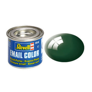 Revell 62 Sea Green Gloss Enamel Paint RAL 6005 14ml 32162