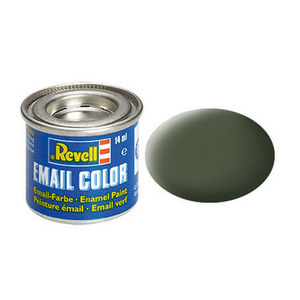 Revell 65 Bronze Green Matt Enamel Paint RAL 6031 14ml 32165