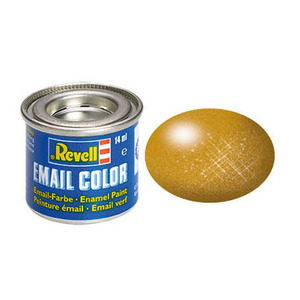 Revell 92 Brass Metallic Enamel Paint 14ml 32192