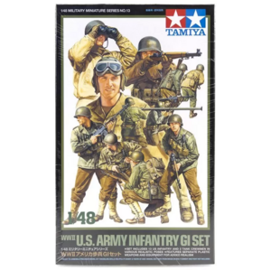 Tamiya 32513 U.S. WWII Army Infantry GI Set 1/48 Scale Model Military Miniature Series no.13