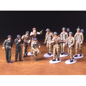 Tamiya 32526 WWII British Infantry Set (European Campaign) 1/48 Scale Model Military Miniature Series No.26