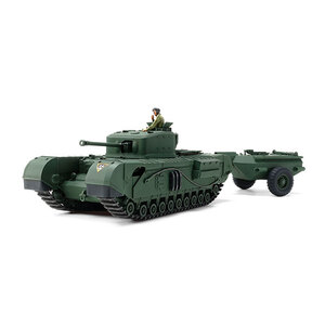 Tamiya 32594 British Tank Churchill Mk.VII Crocodile 1/48 Scale Model Military Miniature Series no.94