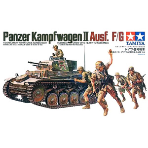 Tamiya 35009 German Panzer kampfwagen II Ausf. F/G 1/35 Scale Model