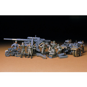 Tamiya 35017 German 88mm Gun Flak36/37 1/35 Scale Model Military Miniature Series no.17