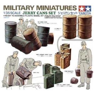 Tamiya 35026 Jerry Can Set Kit Ca126 1/35 Scale Model