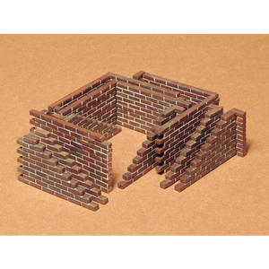 Tamiya 35028 Brick Wall Set Kit Ca128 1/35 Scale Model