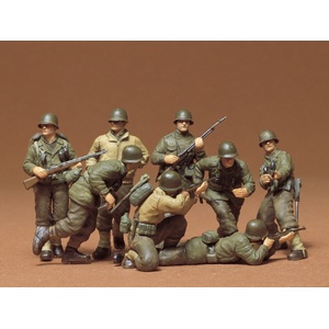 Tamiya 35048 U.S. Infantry (West European Theater) 1/35 Scale Plastic Model Kit