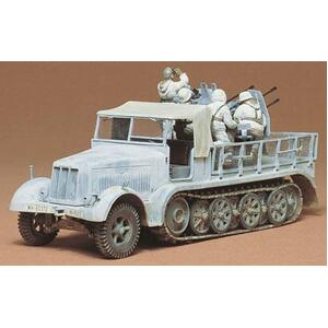 Tamiya 35050 German 8T Half Track 20mm Flakvierling Sd.kfz 7/1 1/35 Scale Model Military Miniature Series No. 50