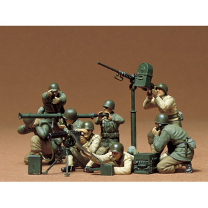 Tamiya 35086 U.S. Gun and Mortar Team 1/35 Scale Model Military Miniature Series no.86