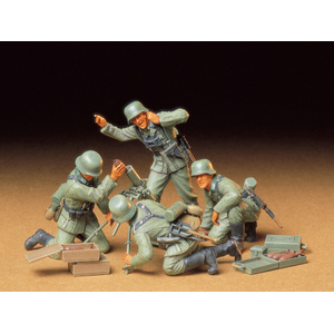 Tamiya 35193 German Infantry Mortar Team 1/35 Military Miniature Series no.193