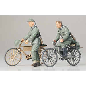 Tamiya 35240 Germans With Bicycles 1/35 Scale Model Military Miniature Series No.240