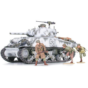 Tamiya 35251 U.S. Medium Tank M4A3 Sherman 105mm Howitzer 1/35 Scale Model Military Miniature Series No.251