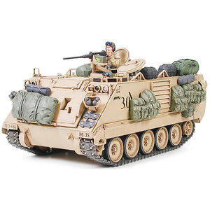 Tamiya 35265 U.S. M113A2 Armoured Personnel Carrier Desert Version 1/35 Scale Model Military Miniature Series No.265