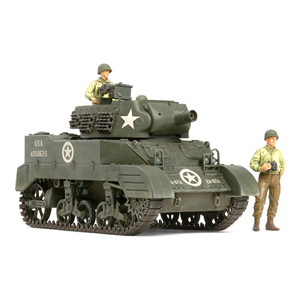 Tamiya 35312 U.S. Howitzer Motor Carriage M8 "Awaiting Orders" Set (w/3 Figures) 1/35 Scale Model Military Miniature Series No.312