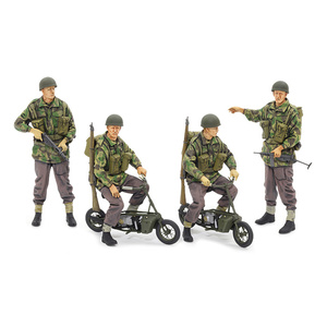 Tamiya 35337 Military Miniature Series No.337 British Paratroopers w/Small Motorcycle 1/35 Scale