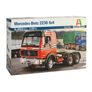 Italeri 3943 Mercedes Benz Model Truck 2238 6x4 1/24 Scale Model