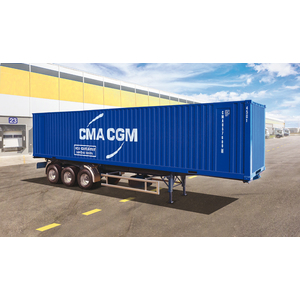 Italeri 3951 40' CONTAINER TRAILER 1/24 Scale Model