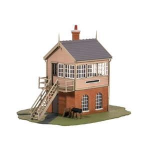 Model Train Ratio OO GWR Signal Box Peco 500