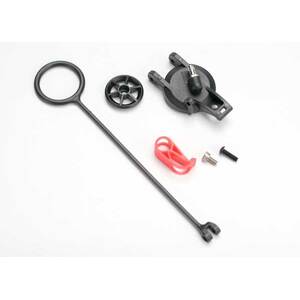 TRAXXAS 5547: Pull ring (1)/ fuel tank cap (1)/ engine shut-off clamp (1)/ 3x10 BCS (1)