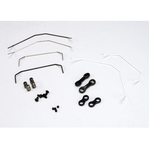 TRAXXAS 5589X: Sway bar kit (front and rear) (includes sway bars and linkage)