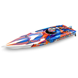 TRAXXAS Spartan RC Speed Boat Brushless 36"(914mm) Race Boat with TQi  57076-4 Orange