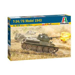 Italeri 7078 T-34/76 Model 1943 1/72 Scale Model