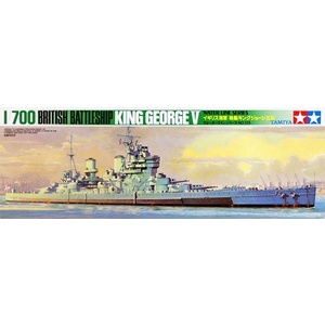 Tamiya 77525 British Battleship King George V 1/700 Scale Waterline Series