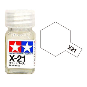 Tamiya X21 Flat Base Gloss Enamel Paint 10ml Glass Jar  80021