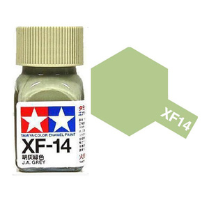 Tamiya XF14 Light Gray Green Enamel Paint 10ml Jar  80314