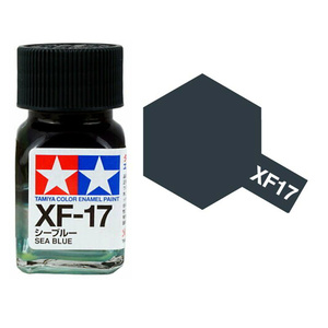 Tamiya XF17 Sea Blue Enamel Paint 10ml Jar  80317