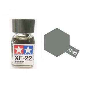 Tamiya XF22 Enamel  RLM Grey 10mL Bottle  80322