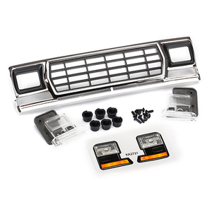 TRAXXAS 8070: Grille, Ford Bronco/ grille retainers (6)/ headlight housing (2)/ lens (2)