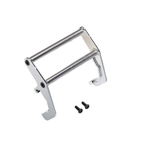 TRAXXAS 8138: Push bar, bumper, chrome (assembled) (fits  8137 bumper)