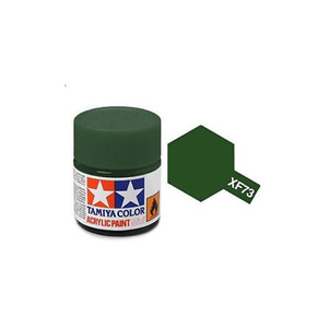 Tamiya  81773 - Acrylic Mini Paint Xf-73 Dark Green /JGSDF 10Ml Bottle