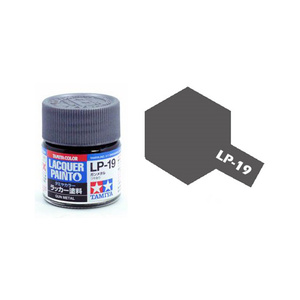 Tamiya  82119 LP-19 Gun Metal 10ml Gloss Bottle Lacquer Paint